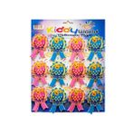 Çınar Kiddy World Motivasyon Keçe Rozet Bayram - 12 Adet - Çok Renkli
