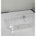 Çınar Satar Kapaklı Organizer Kutu 20x15x15 cm Şeffaf Dr Pleksi Malzeme ile Makyaj ve Hediyelik Kullanım