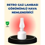 Çınar Toptan Ticaret Kablosuz Retro Buhar Makinesi Gaz Lambası Tasarım Ledli Difüzör