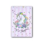 Çınar Uni Note Kilitli Günlük & Hatıra Defteri Unicorn Magical - Turuncu