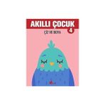 Çınar Yayınları Çiz ve Boya - Akıllı Çocuk 4 + Hareketli Uçak + 8 Kitap Set
