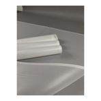 ÇINARASYADAHOME Beyaz Çerçeveli Beyaz Buket Ambalaj Kağıdı Şeffaf Çiçek Sarma Hediye Paketleme 57x57 4 Adet