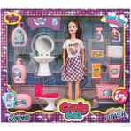 Cindy Doll Bebekli Lavabo ve Temizlik Seti 02452 Kız Erkek Çocuk Oyuncak Eğitici Oyuncaklar