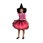 Çingene Cadı Kostümü + Cadı Şapkası - Cadılar Bayramı Kostümü - Halloween Kostüm