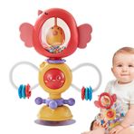 Çıngırak Oyuncak, Yenidoğan Çıngırak, Vantuzlu Mama Sandalyesi Oyuncağı Gelişim Tepsisi Oyuncak 6 Ay ve Üzeri Erken Öğrenme İçin Ngumms