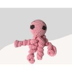 Çıngıraklı Kedi Top Oyuncağı Ahtopot 5 cm Pembe
