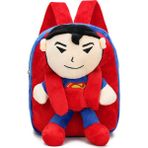 Cingo Superman Peluş Oyuncak Çocuk Sırt Çantası Çocuk Hediyesi (Yurt Dışından) - Kırmızı