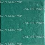 Çini Karo Yeşil (13*13 Cm.) 5'li 1 Paket - Can Seramik