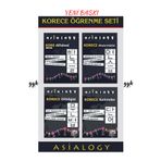 Cinius Yayınları Asialogy Korece Kelimeler, Alfabe, Dil Bilgisi Ve Alıştırmalar 4 Kitap (YENİ BASKI)