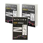 Cinius Yayınları Asialogy Korece Kelimeler, Alfabe ve Dil Bilgisi 3 Kitap Set Mesleki Hazırlık için Detaylı Kaynak
