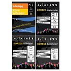 Cinius Yayınları Korece Dil Öğrenme Seti / Alfabe+alıştırmalar+dilbilgisi+kelimeler 4 Kitap Set