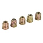 Çinko Alaşım Altıgen Somunu, Mobilya bağlantı elemanı, flanş örtüsü Ile 50pcs, Ahşap Için (M6*13 Kapaklı (50pcs))