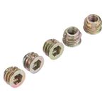 Çinko Alaşım Altıgen Somunu, Mobilya bağlantı elemanı, flanş örtüsü Ile 50pcs, Ahşap Için (M6*8 Kapaklı (50pcs))