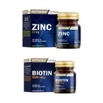 Çinko Takviyesi 15 Mg 100 Tablet + Biotin 5000 Mcg 30 Tablet