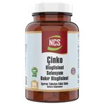 Çinko (Zinc) Bisglisinat 60 Tablet Selenyum Bakır Bisglisinat