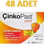Çinkopast Ihlamur & Bal Iyonize Çinko Asetat Pastil 48 Adet