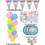Cinnamoroll Cinnamon 8 Kişilik Doğum Günü Parti Malzemeleri Süsleri Partymix