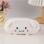 Cinnamoroll Sanrio Beyaz Sevimli Tavşan Kalemlik Peluş Kalem Kutu Makyaj Çantası Düzenleyici