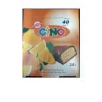 CİNO Sütlü Çikolata Kaplı Portakal Parçalı Bar / 25 gram x 24 Adet