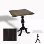 Çipa 1001 Döküm Ayak Kare Masa 80X80 Cm - (Werzalit, Wermodin Ve Allzalit Tabla) - Rocked