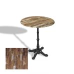 Çipa 1002 Döküm Ayak Yuvarlak Masa Çap 60Cm - (Werzalit, Wermodin Ve Allzalit Tabla) - Maracaibo