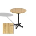 Çipa 1002 Döküm Ayak Yuvarlak Masa Çap 80Cm - (Werzalit, Wermodin Ve Allzalit Tabla) - Coco Bolo