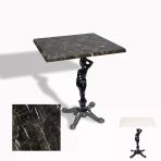 Çipa 1003 Döküm Ayak Kare Masa 70X70 Cm - (Werzalit, Wermodin Ve Allzalit Tabla) - Teramo