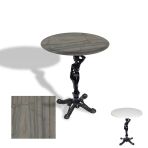 Çipa 1003 Döküm Ayak Yuvarlak Masa Çap 90Cm - (Werzalit, Wermodin Ve Allzalit Tabla) - Magma