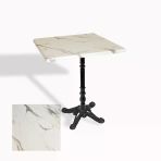 Çipa 1004 Döküm Ayak Kare Masa 60X60 Cm - (Werzalit, Wermodin Ve Allzalit Tabla) - Afyon Mermer