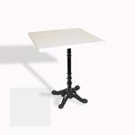 Çipa 1004 Döküm Ayak Kare Masa 80X80 Cm - (Werzalit, Wermodin Ve Allzalit Tabla) - Beyaz