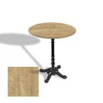 Çipa 1004 Döküm Ayak Yuvarlak Masa Çap 60Cm - (Werzalit, Wermodin Ve Allzalit Tabla) - Avalone Pine