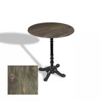 Çipa 1004 Döküm Ayak Yuvarlak Masa Çap 60Cm - (Werzalit, Wermodin Ve Allzalit Tabla) - Old Pine
