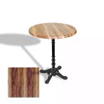 Çipa 1004 Döküm Ayak Yuvarlak Masa Çap 70Cm - (Werzalit, Wermodin Ve Allzalit Tabla) - Indiana Wood
