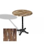 Çipa 1004 Döküm Ayak Yuvarlak Masa Çap 80Cm - (Werzalit, Wermodin Ve Allzalit Tabla) - Maracaibo