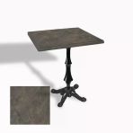 Çipa 1012 Döküm Ayak Kare Masa 60X60 Cm - (Werzalit, Wermodin Ve Allzalit Tabla) - Halong