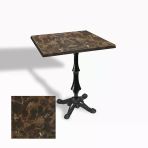 Çipa 1012 Döküm Ayak Kare Masa 60X60 Cm - (Werzalit, Wermodin Ve Allzalit Tabla) - Karacabey Mermer