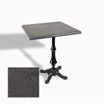Çipa 1012 Döküm Ayak Kare Masa 70X70 Cm - (Werzalit, Wermodin Ve Allzalit Tabla) - Grey Marble