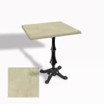 Çipa 1012 Döküm Ayak Kare Masa 80X80 Cm - (Werzalit, Wermodin Ve Allzalit Tabla) - Golden Marble