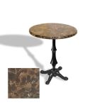 Çipa 1012 Döküm Ayak Yuvarlak Masa Çap 90Cm - (Werzalit, Wermodin Ve Allzalit Tabla) - Karacabey Mermer