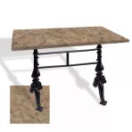 Çipa 3001 Döküm Ayak Masa 80X120 Cm - (Werzalit, Wermodin Ve Allzalit Tabla) - Edgy Wood