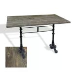 Çipa 3002 Döküm Ayak Masa 80X120 Cm - (Werzalit, Wermodin Ve Allzalit Tabla) - Old Pine