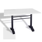 Çipa 3010 Döküm Ayak Masa 80X120 Cm - (Werzalit, Wermodin Ve Allzalit Tabla) - Beyaz