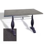 Çipa 3011 Döküm Ayak Masa 80X120 Cm - (Werzalit, Wermodin Ve Allzalit Tabla) - Grey Marble