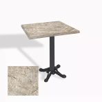 Çipa Döküm Ayak Kare Masa 80X80 Cm - (Werzalit, Wermodin Ve Allzalit Tabla) - Scala Marble