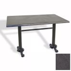 Çipa Döküm Ayak Masa 80X120 Cm - (Werzalit, Wermodin Ve Allzalit Tabla) - Grey Marble