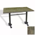 Çipa Döküm Ayak Masa 80X120 Cm - (Werzalit, Wermodin Ve Allzalit Tabla) - Old Pine