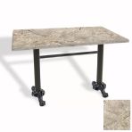 Çipa Döküm Ayak Masa 80X120 Cm - (Werzalit, Wermodin Ve Allzalit Tabla) - Scala Marble