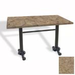 Çipa Döküm Ayak Masa 80X140 Cm - (Werzalit, Wermodin Ve Allzalit Tabla) - Edgy Wood