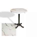 Çipa Döküm Ayak Yuvarlak Masa Çap 70Cm - (Werzalit, Wermodin Ve Allzalit Tabla) - Afyon Mermer