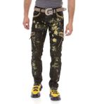 Cipo&Baxx Cd677 Kargo Cep Sarı Kadın Kot Pantolon